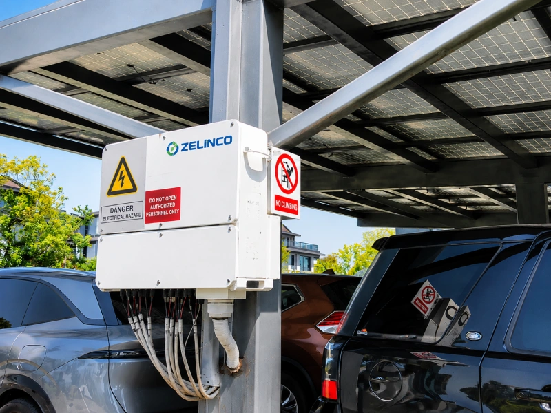 Remote Island Off-grid Solar Carport EV Charging System